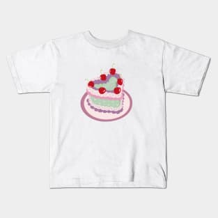 Taurus Baby Heart Cake Design Kids T-Shirt